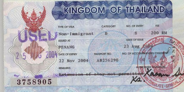 Tourist Visa in Thailand